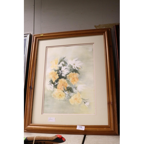 110 - SIGNED LINLEY STILL LIFE WATERCOLOUR