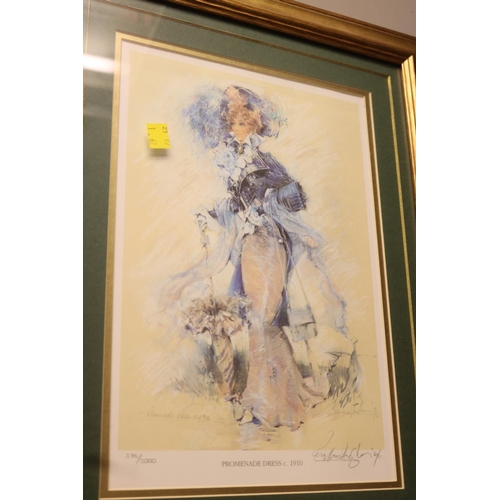 122 - 6 FRAMED LIMITED EDITION PRINTS 'THEATRE OF FASHION'