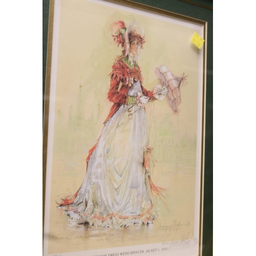 122 - 6 FRAMED LIMITED EDITION PRINTS 'THEATRE OF FASHION'