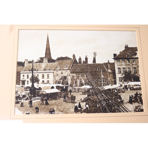 124 - 6 FRAMED PRINTS OF KINGS LYNN SCENES & 2 BOOKS