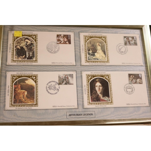 125 - 8 FRAMED FIRST DAY COVERS