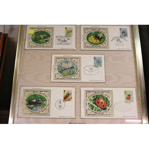 125 - 8 FRAMED FIRST DAY COVERS