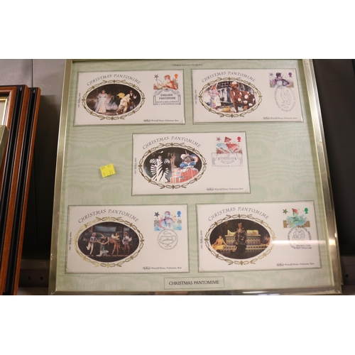 125 - 8 FRAMED FIRST DAY COVERS