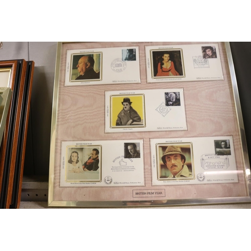 125 - 8 FRAMED FIRST DAY COVERS