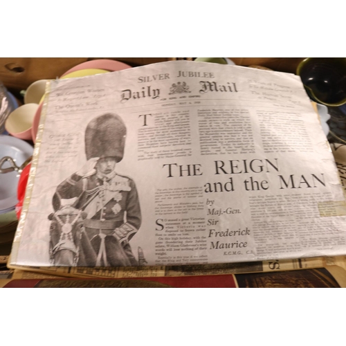 126 - ROYAL MEMORABILIA NEWSPAPERS & CUTTINGS