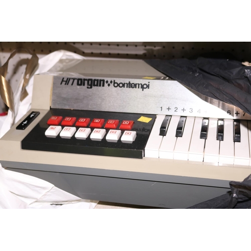 161 - HIT BONTEMPI ORGAN - WARRANTED UNTIL 12 NOON TUESDAY FOLLOWING THE ABOVE SALE