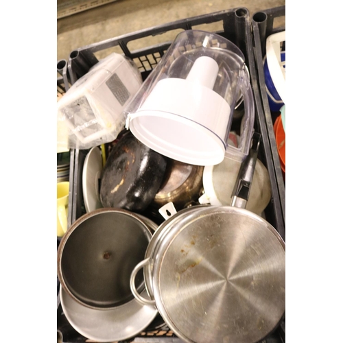 201 - 8 BOXES OF KITCHEN WARE