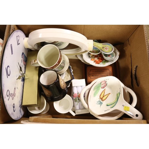 206 - 6 BOXES OF VARIOUS KITCHEN WARE