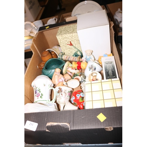 211 - BOX OF ORNAMENTS