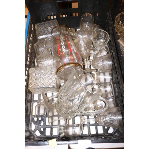 263 - 5 CRATES OF GLASSWARE