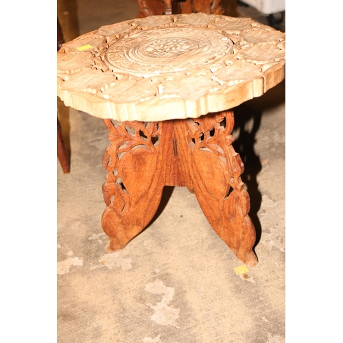 310 - 3 SMALL CARVED TABLES