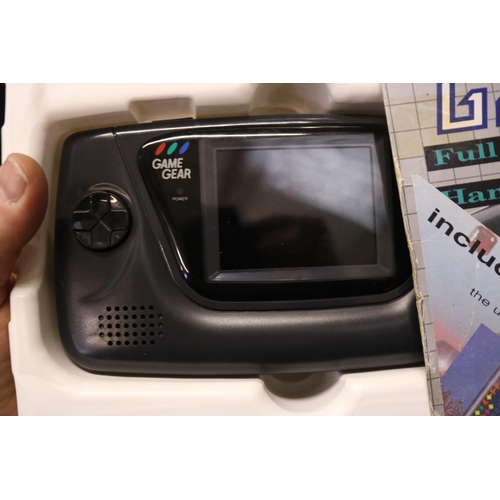 325 - SEGA GAME GEAR WITH 3 GAMES, ETC - FOR SPARES