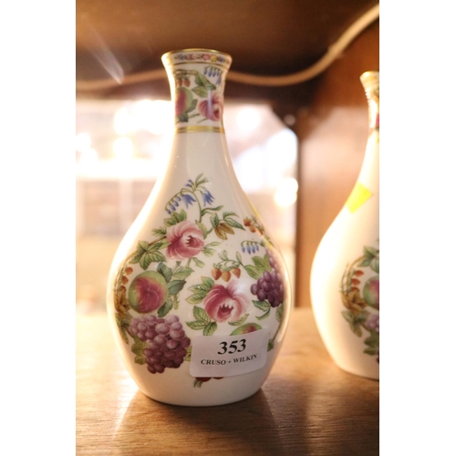 353 - PAIR OF SPODE VASES