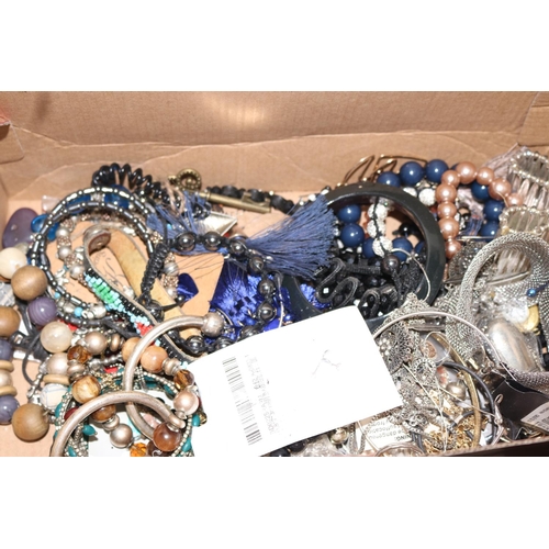 421 - BOX OF JEWELLERY