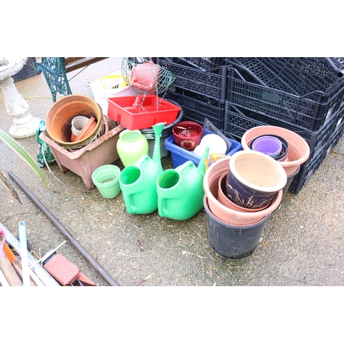 45 - VARIOUS POTS ETC