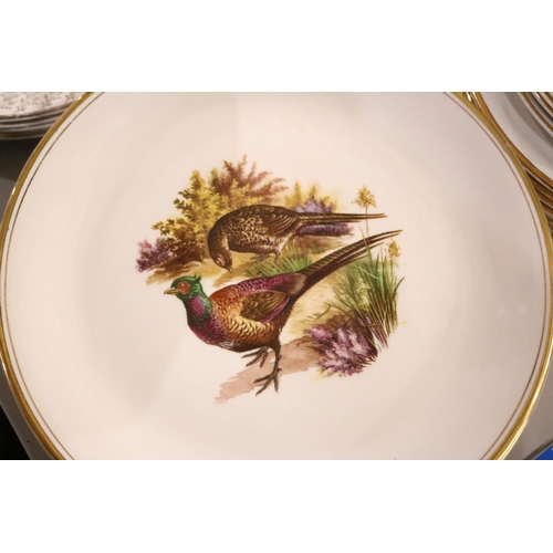 452 - LARGE QTY OF PHEASANT PLATES