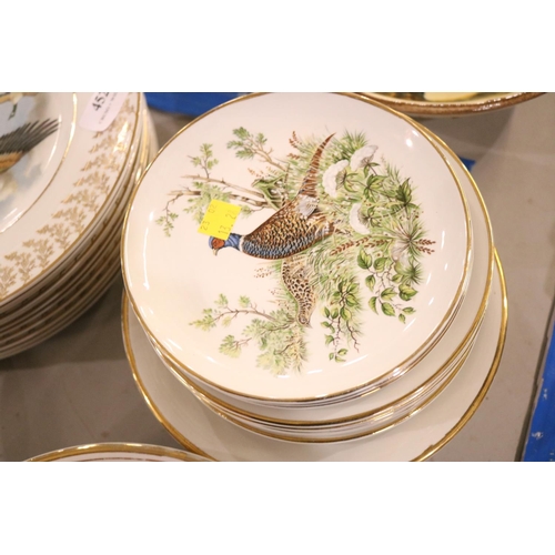 452 - LARGE QTY OF PHEASANT PLATES