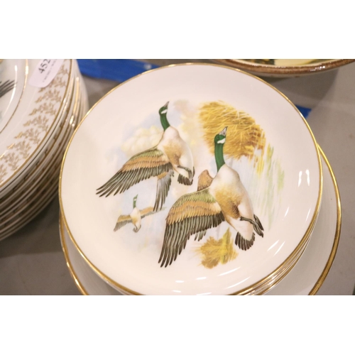 452 - LARGE QTY OF PHEASANT PLATES