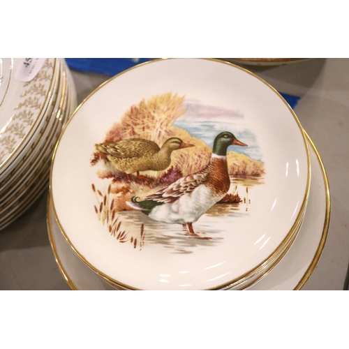 452 - LARGE QTY OF PHEASANT PLATES