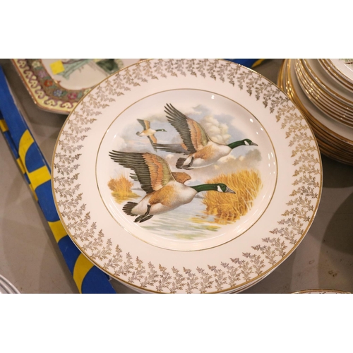 452 - LARGE QTY OF PHEASANT PLATES