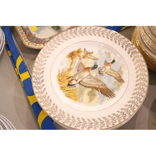 452 - LARGE QTY OF PHEASANT PLATES