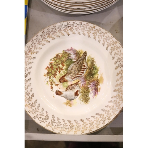 452 - LARGE QTY OF PHEASANT PLATES