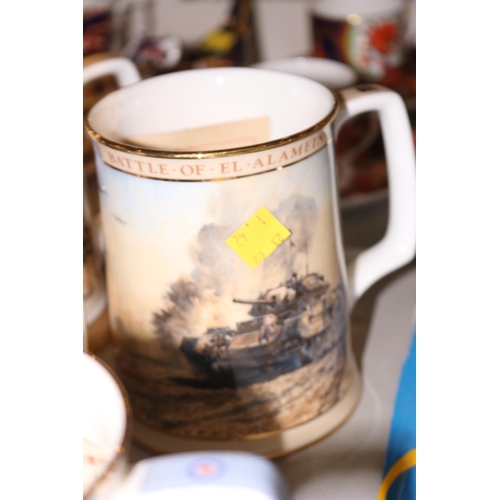 458 - 8 ROYAL DOULTON ANNIVERSARY WAR TANKARDS