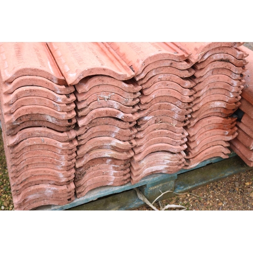 54 - LARGE QTY OF ROOF TILES, ETC