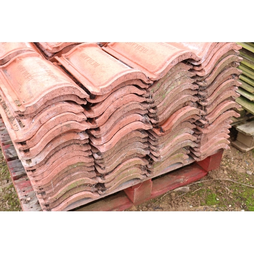 54 - LARGE QTY OF ROOF TILES, ETC