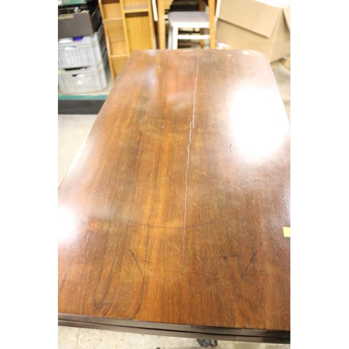 553 - WILLIAM IV ROSEWOOD CARD TABLE