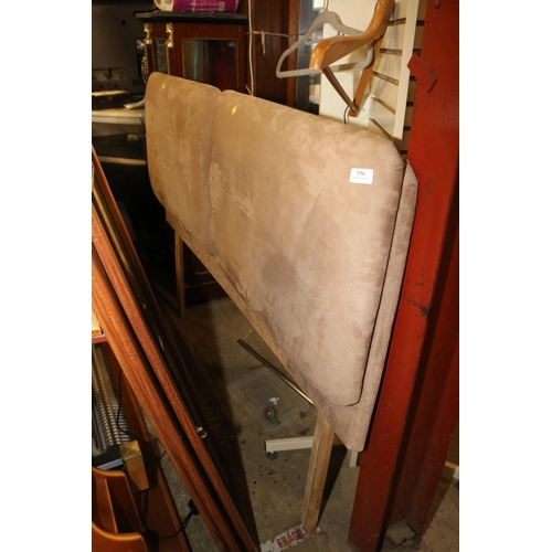 556 - SUEDE BED HEADREST