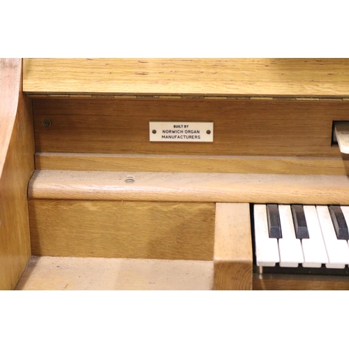 56 - CHURCH ORGAN BY NORWICH ORGAN MANUFACTURERS