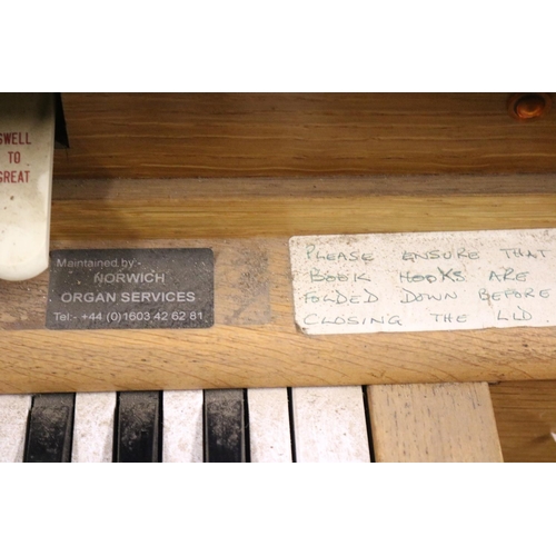 56 - CHURCH ORGAN BY NORWICH ORGAN MANUFACTURERS