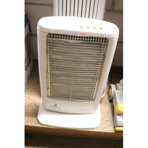 95 - DELONGHI ELECTRIC RADIATOR, HEATER & HEATED UNER BLANKET - WARRANTED UNTIL 12 NOON TUESDAY FOLLOWING... 