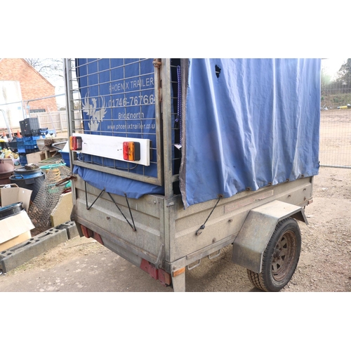 1 - PHOENIX 6 X 4 GALVANISED TRAILER WITH EXTENDED SIDES