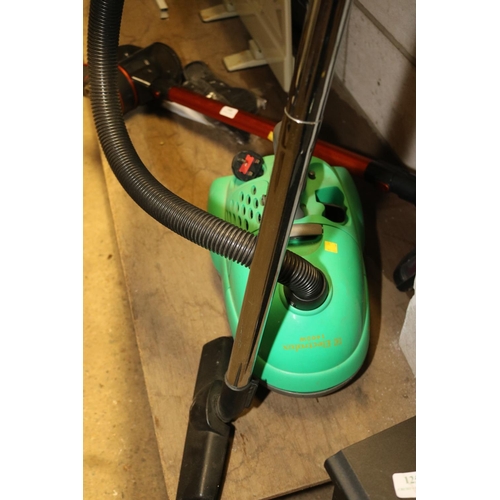 107 - GREEN ELCTROLUX HOOVER - WARRANTED UNTIL 12 NOON TUESDAY FOLLOWING THE ABOVE SALE