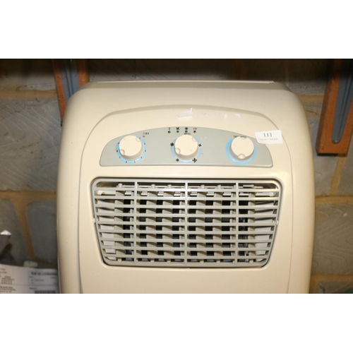 111 - KLIMATRONIC AIR CONDITIONER, EXHAUST PIPE, WATERTRAY - WARRANTED UNTIL 12 NOON TUESDAY FOLLOWING THE... 