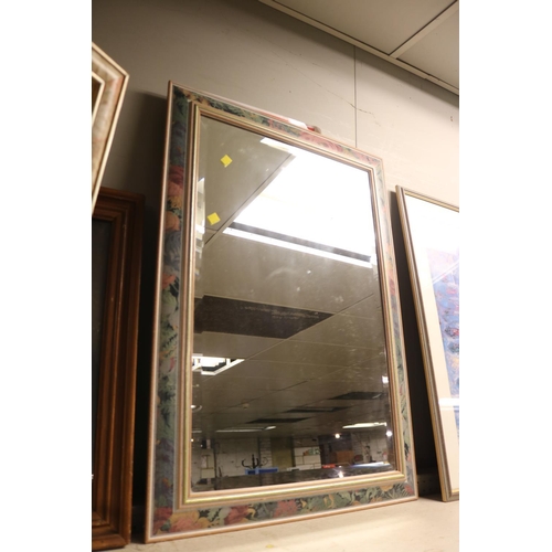 130 - 2 MODERN FRAMED WALL MIRRORS