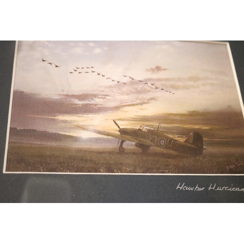 141 - FIGHTER PLANE SIGNED PRINT