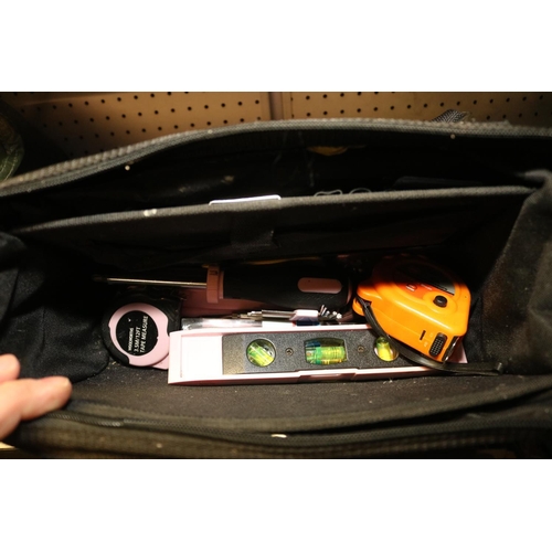 153 - PINK TOOL BAG WITH TOOLS