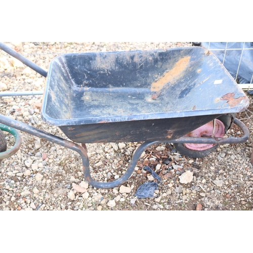 20 - METAL WHEEL BARROW