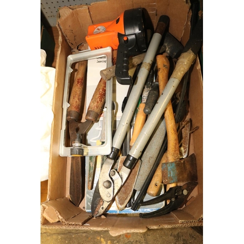 213 - 2 BOXES OF MIXED HAND TOOLS