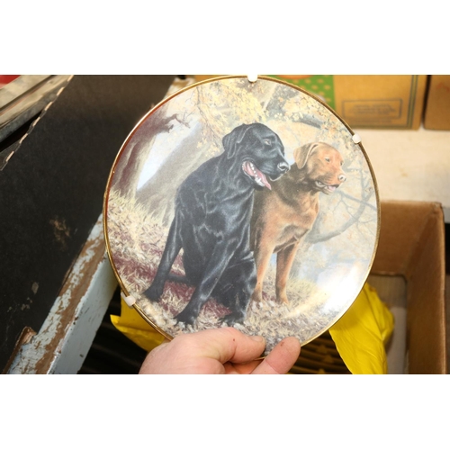 236 - BOX OF PICTURE PLATES