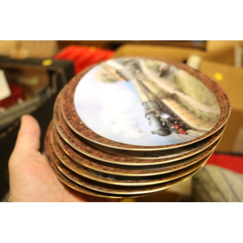 236 - BOX OF PICTURE PLATES