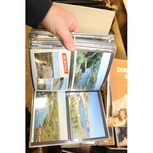 241 - BOX OF 10 ALBUMS OF UK POSTCARDS (APPROX 1300)