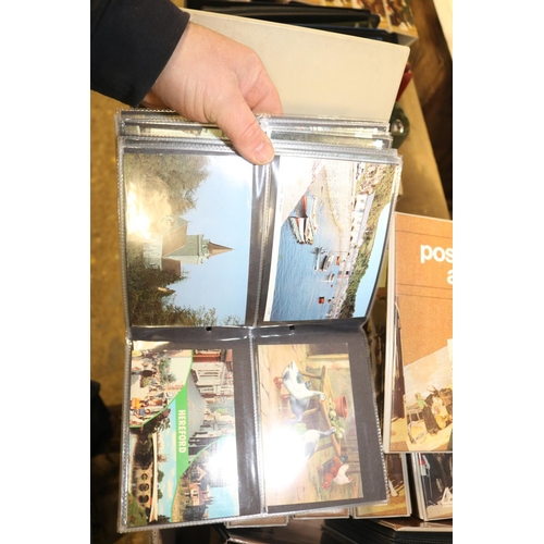 241 - BOX OF 10 ALBUMS OF UK POSTCARDS (APPROX 1300)