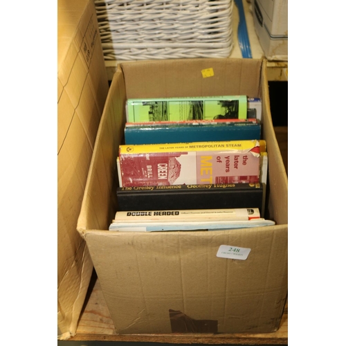 248 - BOX OF RAILWAY BOOKS