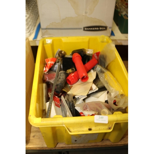 249 - BOX OF WELDING EQUIPMENT