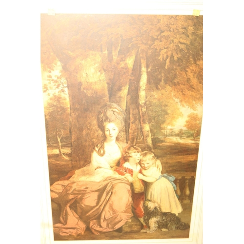 337 - LARGE PRINT IN GILT FRAME