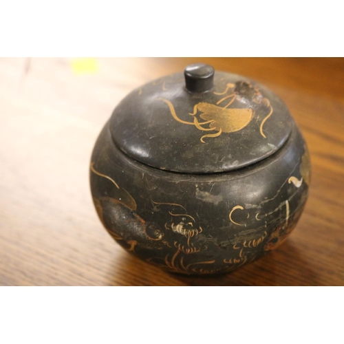 360 - COLLECTION OF MAINLY ORIENTAL WARES, INCL A CHINESE WELL CARVED ROUNDEL, SOAPSTONE SEAL, ETC